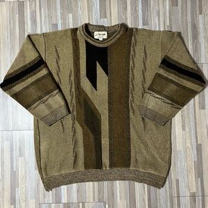 Vintage Imported Abstract Cosby Sweater Size XL